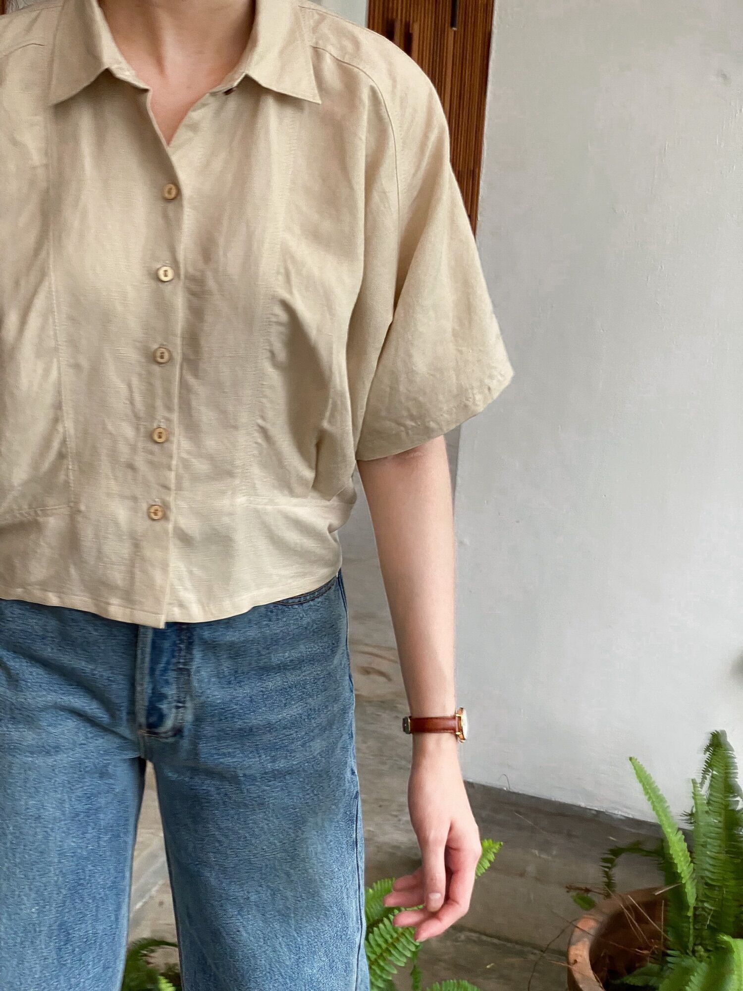 Sami Shirts - Sơ Mi Linen Dáng Ngắn  ( ảnh chính chủ )