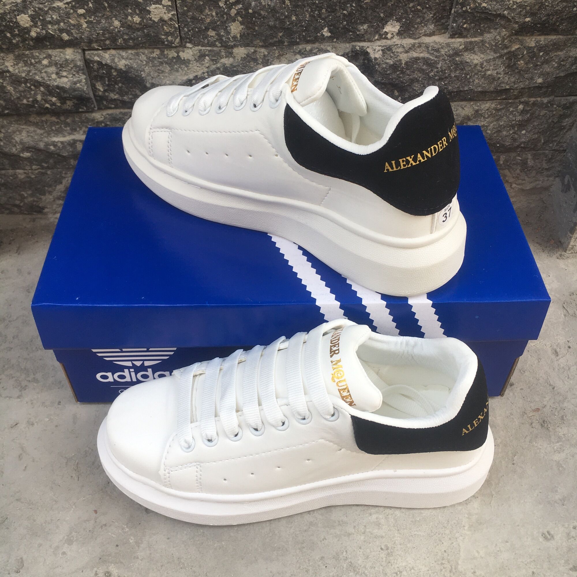 [HCM]Giày Queen gót nhung dây lụa nam nữ Fullbox - Ann Shoes