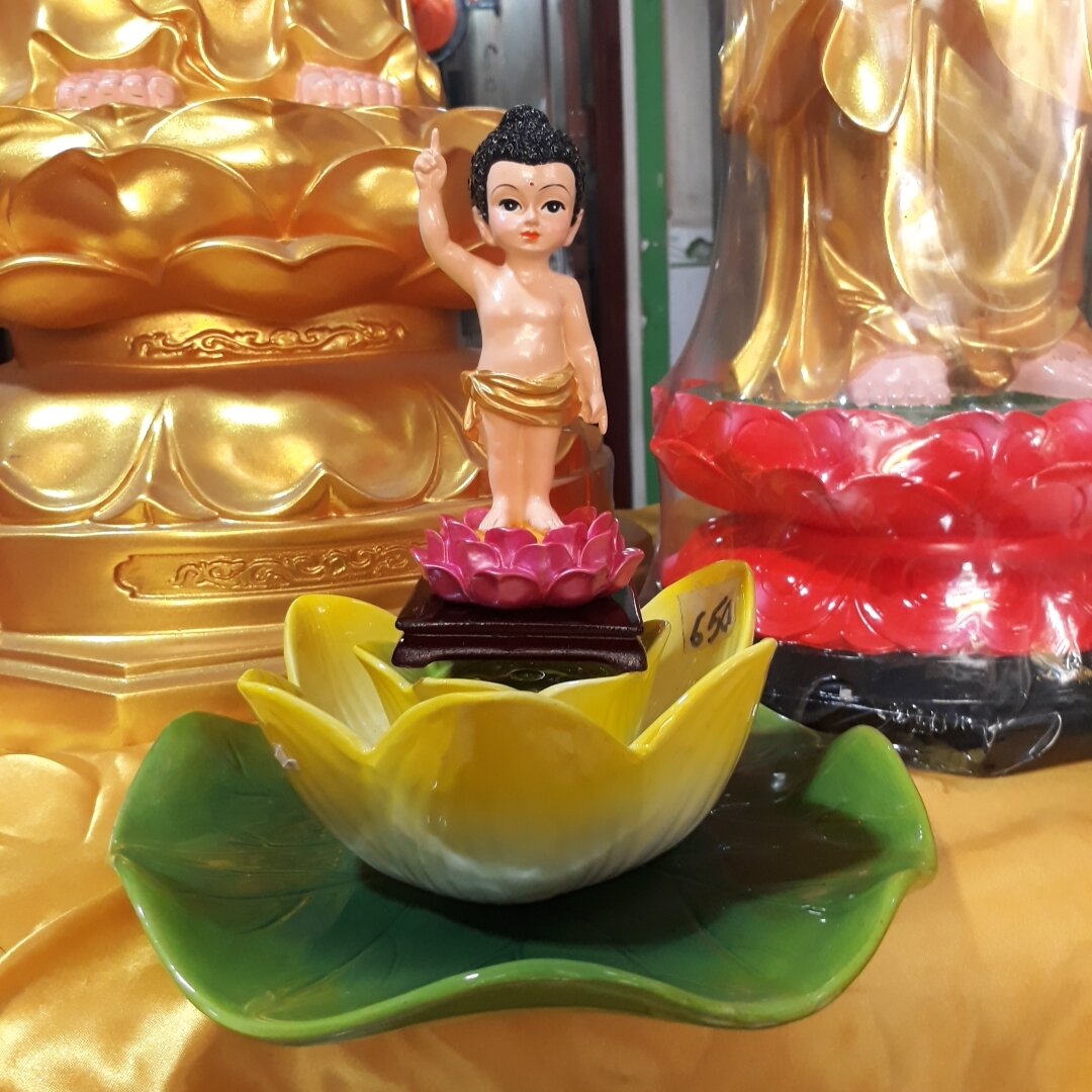 Tượng phật đản sanh nhí 15 cm