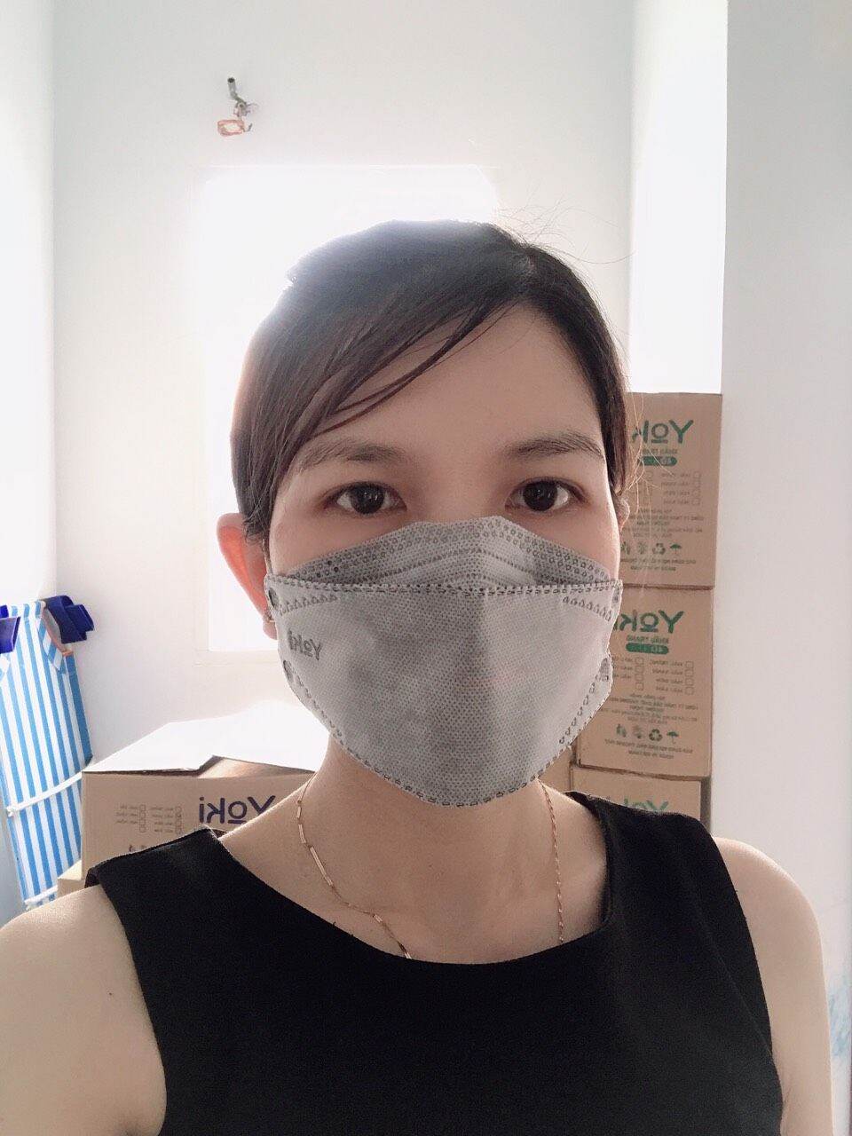 [HCM]Khẩu trang Yoki pro xám