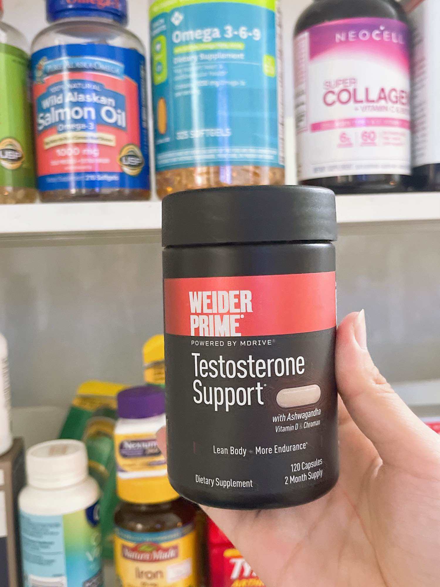 Viên uống tăng sinh lý nam Weider Prime Testosterone Support 120 viên của Mỹ