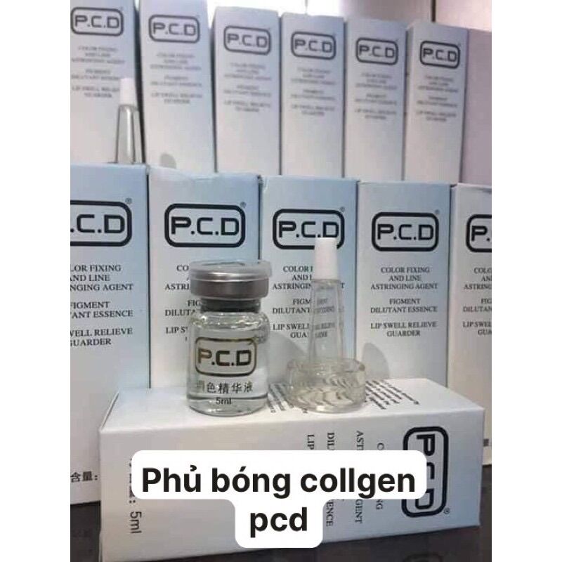 Phủ Bóng Collagen PCD Dành Cho Môi Gần Phun Xong