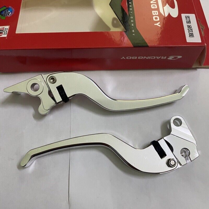 Tay thắng rcb V5 Exciter 135-150 màu trắng