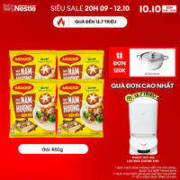 [ƯU ĐÃI THÁNG 10] [FREESHIP HCM] Combo 4 bịch Hạt Nêm Nấm Hương MAGGI MỚI 450g - THÊM NẤM MỐI