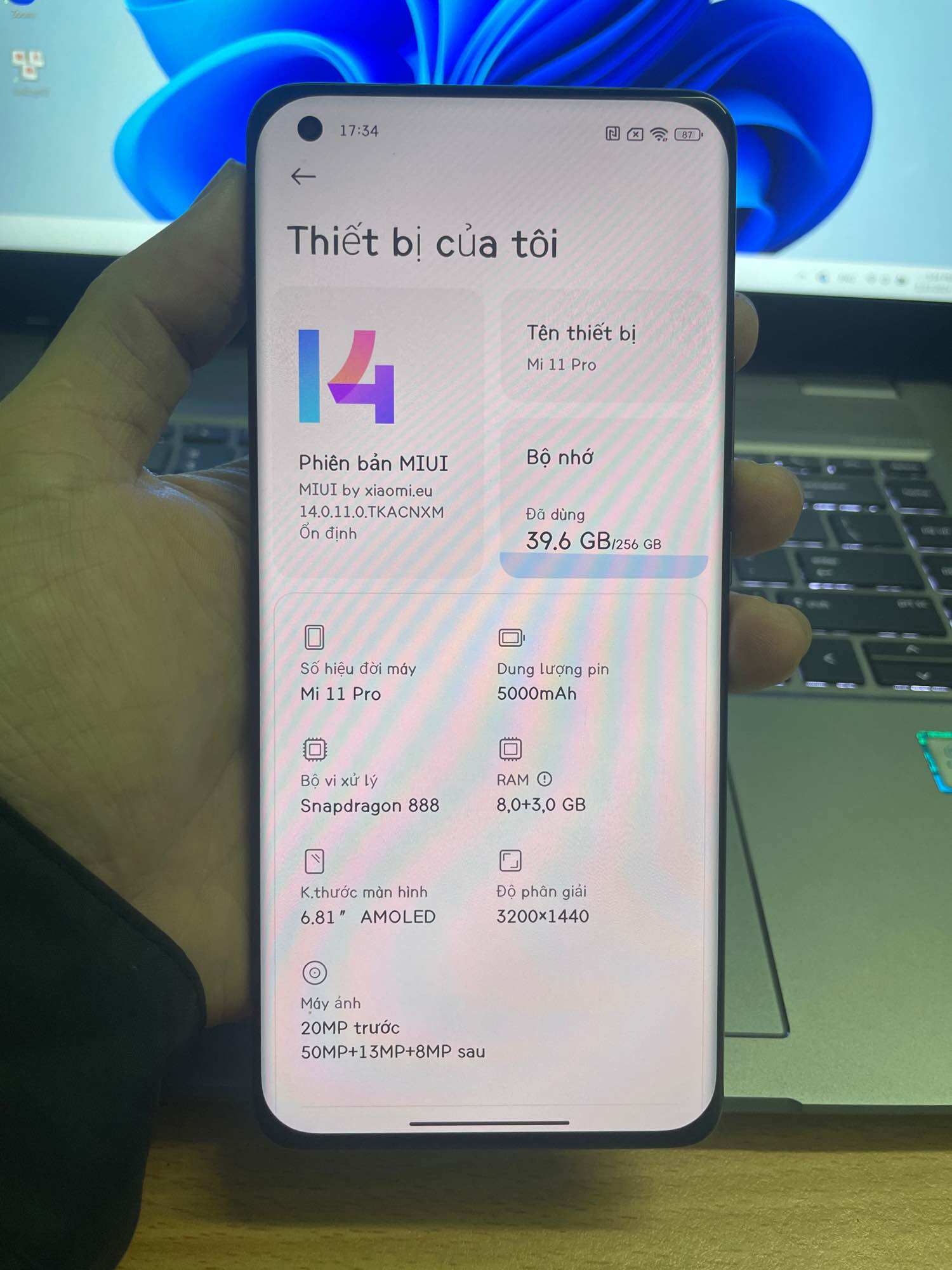 Điện thoại Xiaomi Mi 11 Pro 99%