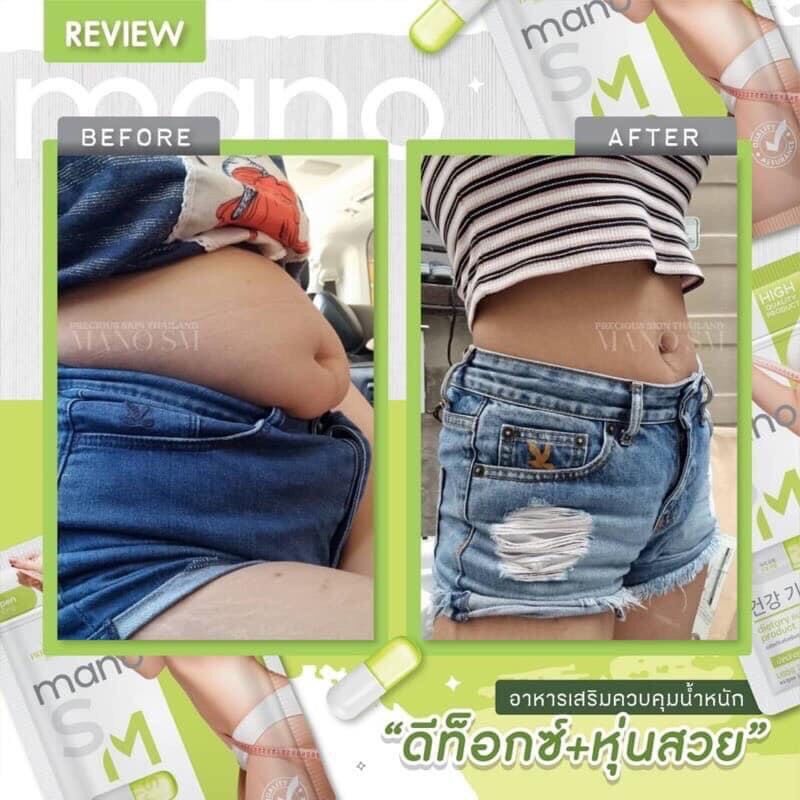 gói 30viên giảm cân mano sm thái lan