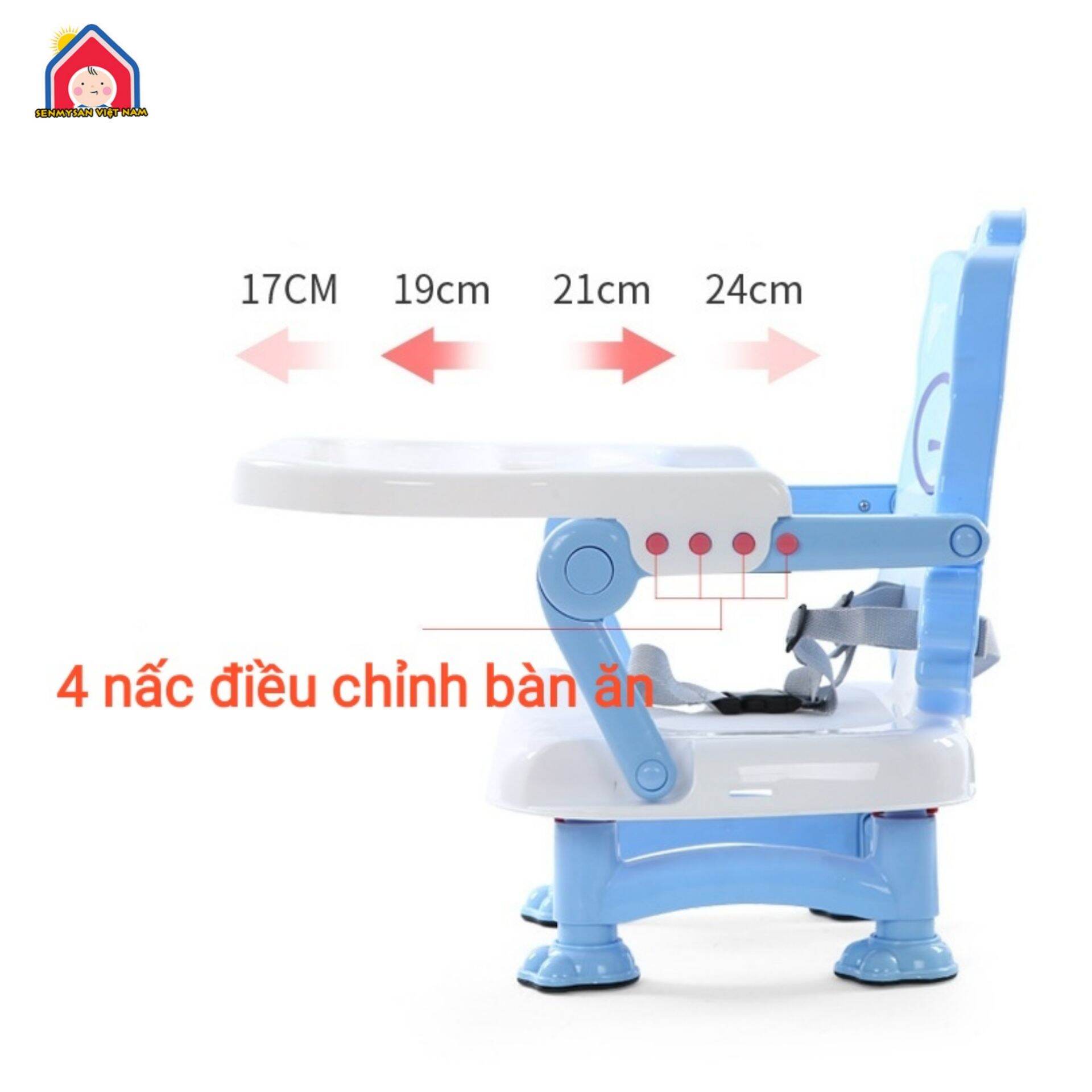 Ghế ăn dặm gấp gọn Senmysan G5 cho bé
