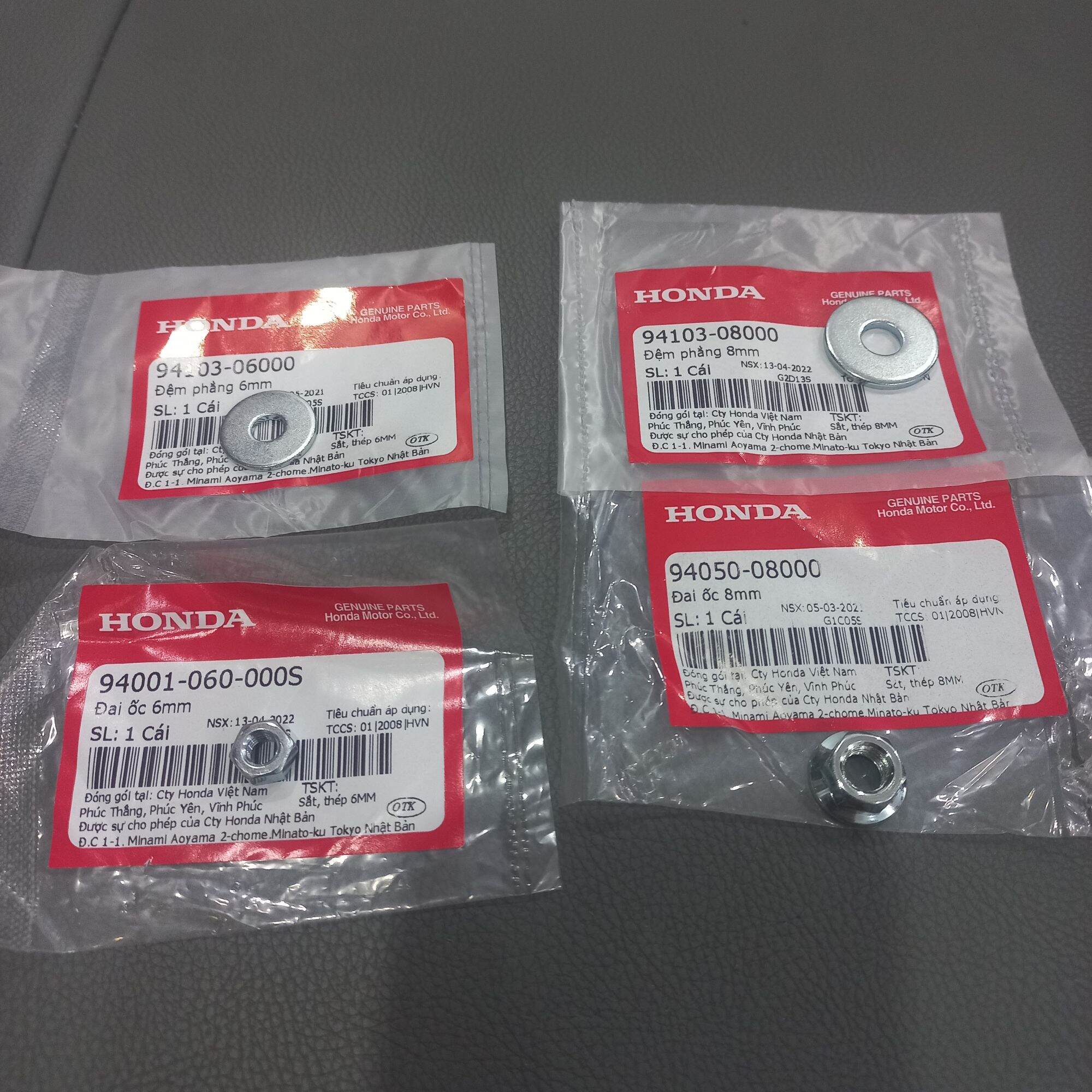 Lông Đền 6ly . 8ly Chính Hãng Honda