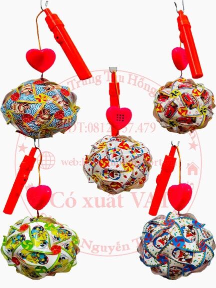 Đồ chơi lồng đèn trung thu hát nhạc và đèn 30 mảnh A14
