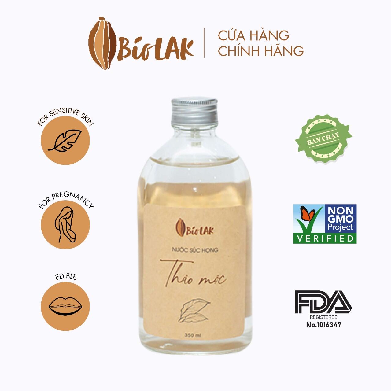 Nước súc miệng GIẢM HÔI MIỆNG, ĐAU RÁT, VIÊM HỌNG, BẢO VỆ VÀ CHẮC RĂNG