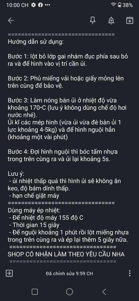 Hình ủi, hình ép nhiệt - Hollister