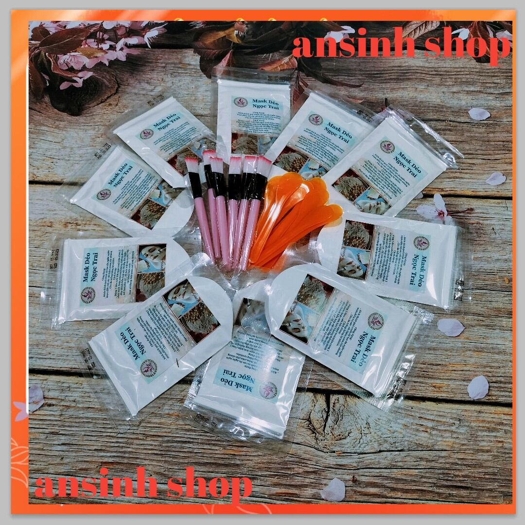 100g mặt nạ mask dẻo ngọc trai làm trắngda, chống lão hóa