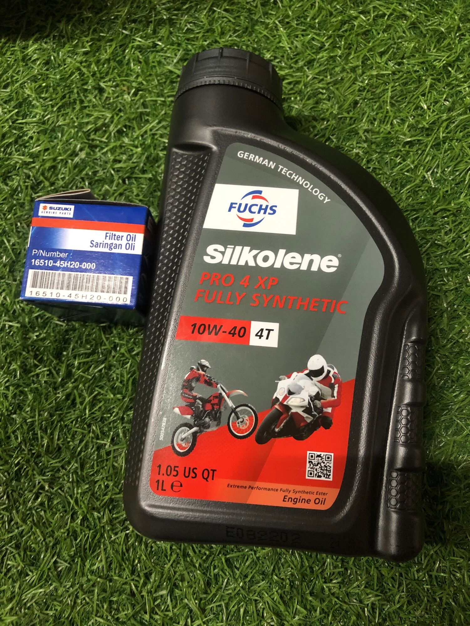 Dầu nhớt tổng hợp Fuchs Silkolene 10W40 dành cho xe số, tay côn chính hãng từ Đức