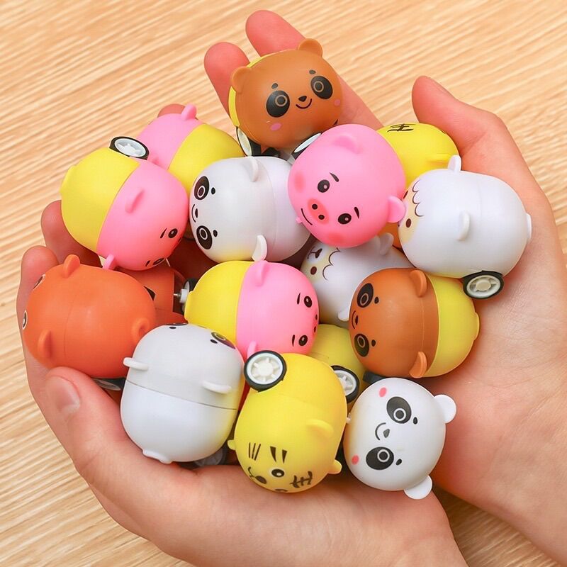 [QUÀ TẶNG] Đồ chơi xe thú chạy cót mini siêu kute