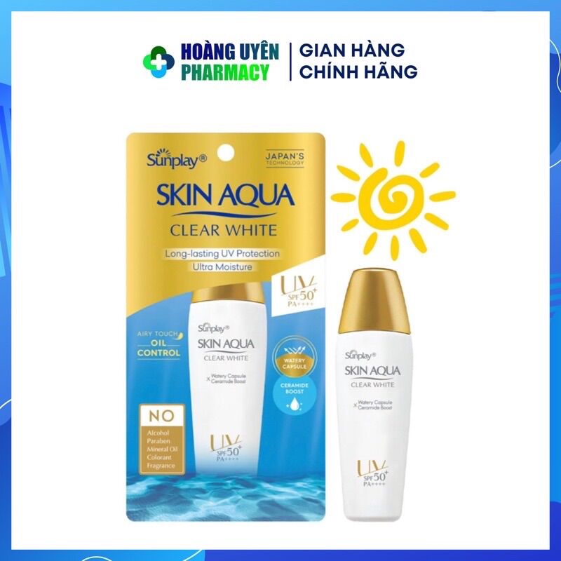 Chống nắng Sunplay skin aqua Clear White 55gr