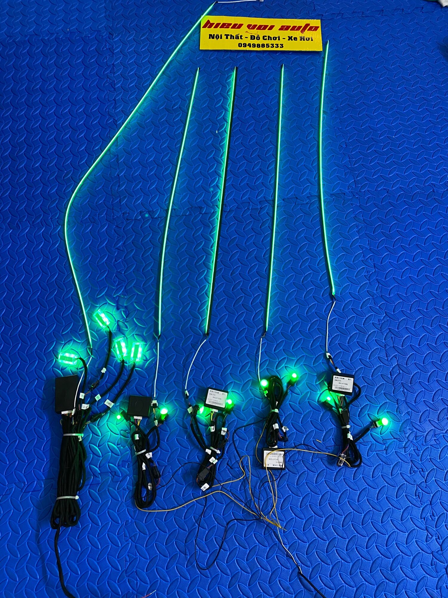 Led Viền Nội Thất Ô tô thanh led điện 18 chi tiết