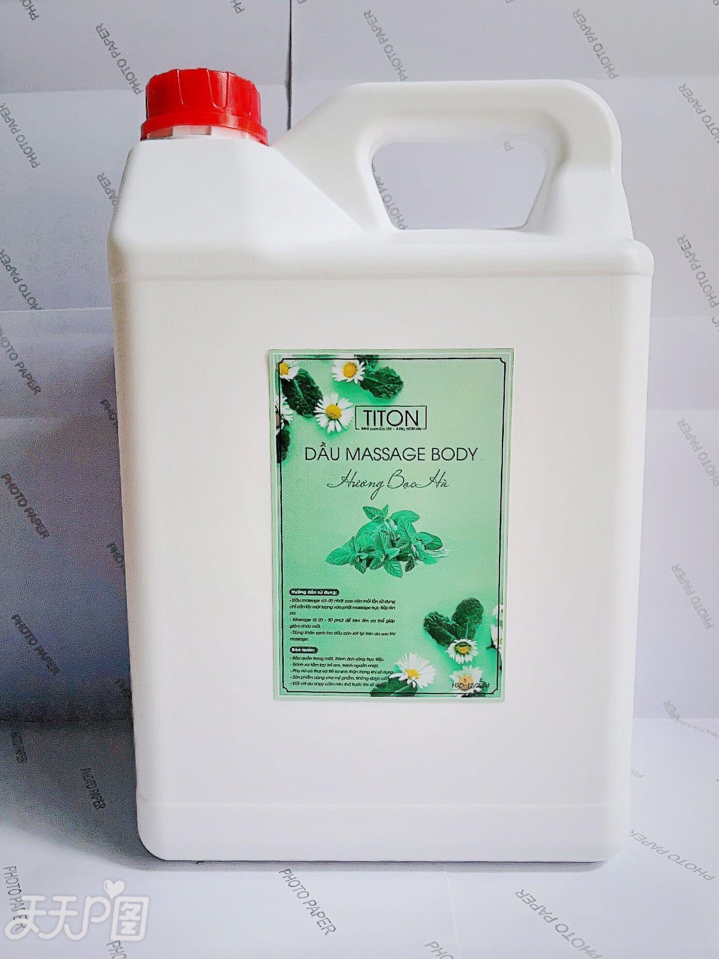 5 lit dầu Massage Bạc Hà The Mát cho Spa