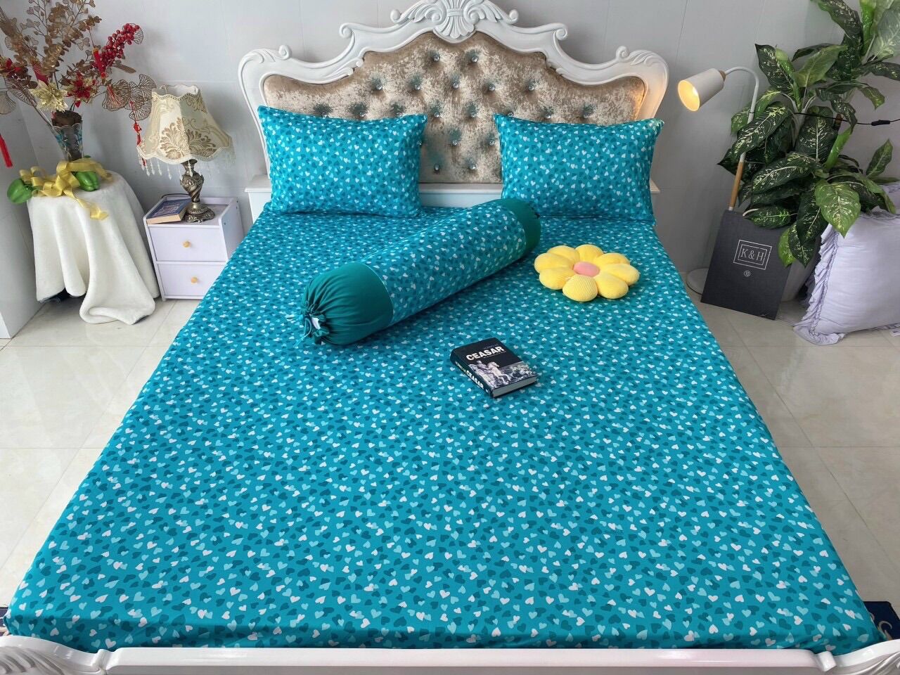 Bộ 4 món ga trải giường THUN LẠNH HÀN QUỐC