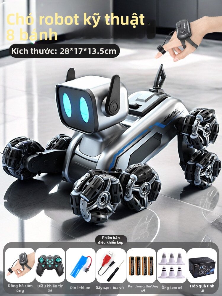 BTOP | Chú Chó Robot Điều Khiển Từ Xa với Động Tác và Điều Khiển Đôi