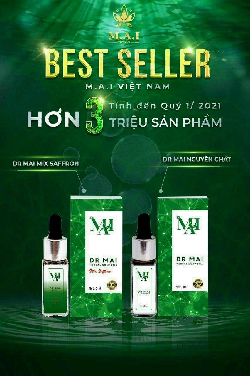 Serum ngăn ngừa mụn thâm trắng da DR Mai