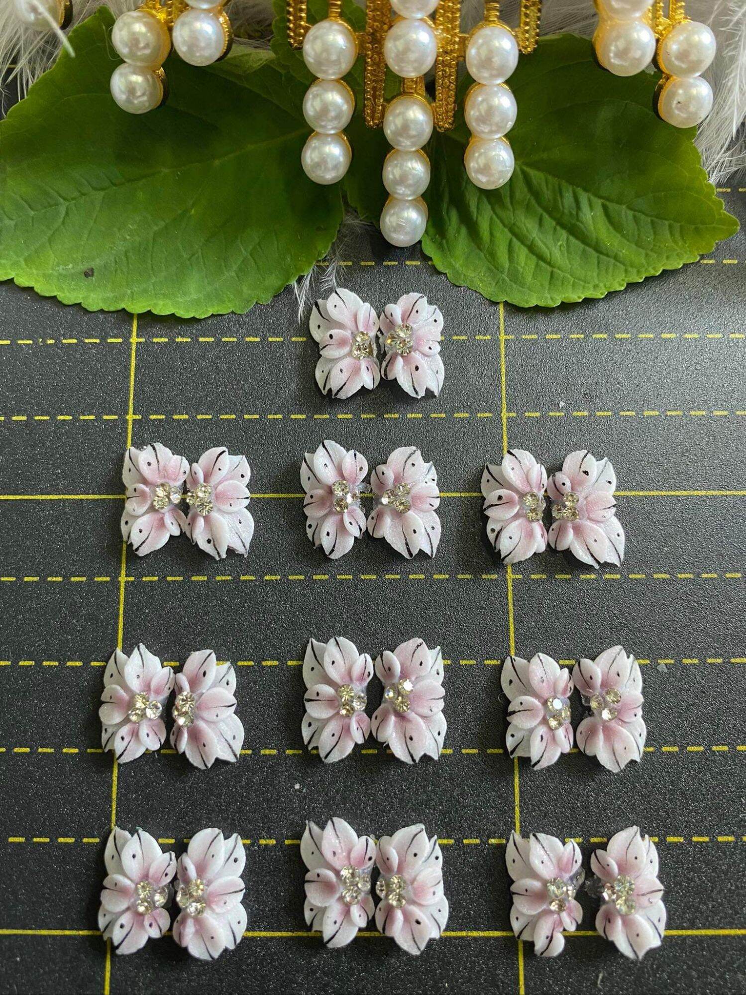 hoa bột nail 3D