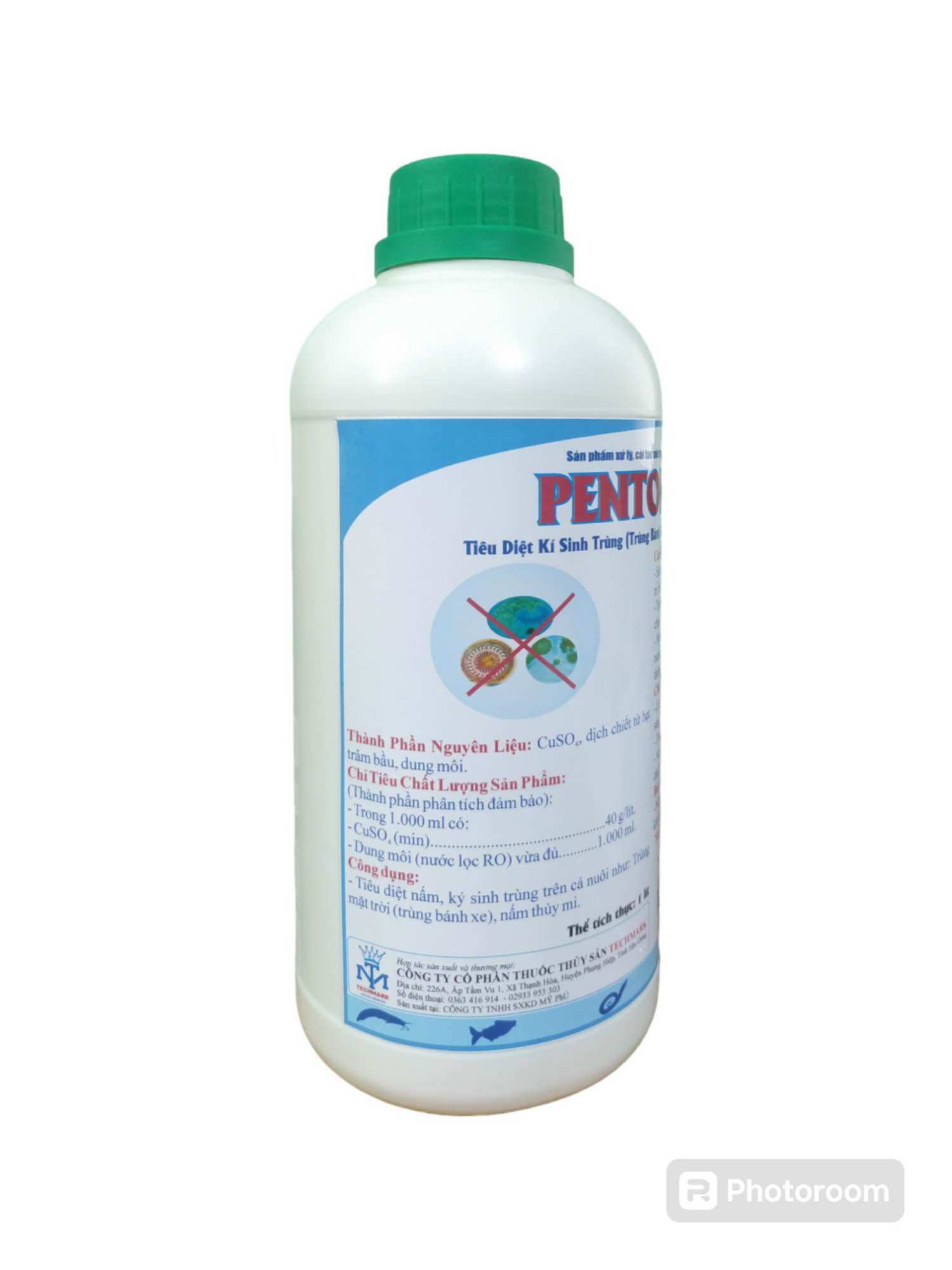 Penton plus Tiêu diệt ký sinh trùng ( Trùng Bánh Xe, Nấm Thủy Mi) Trên cá nuôi