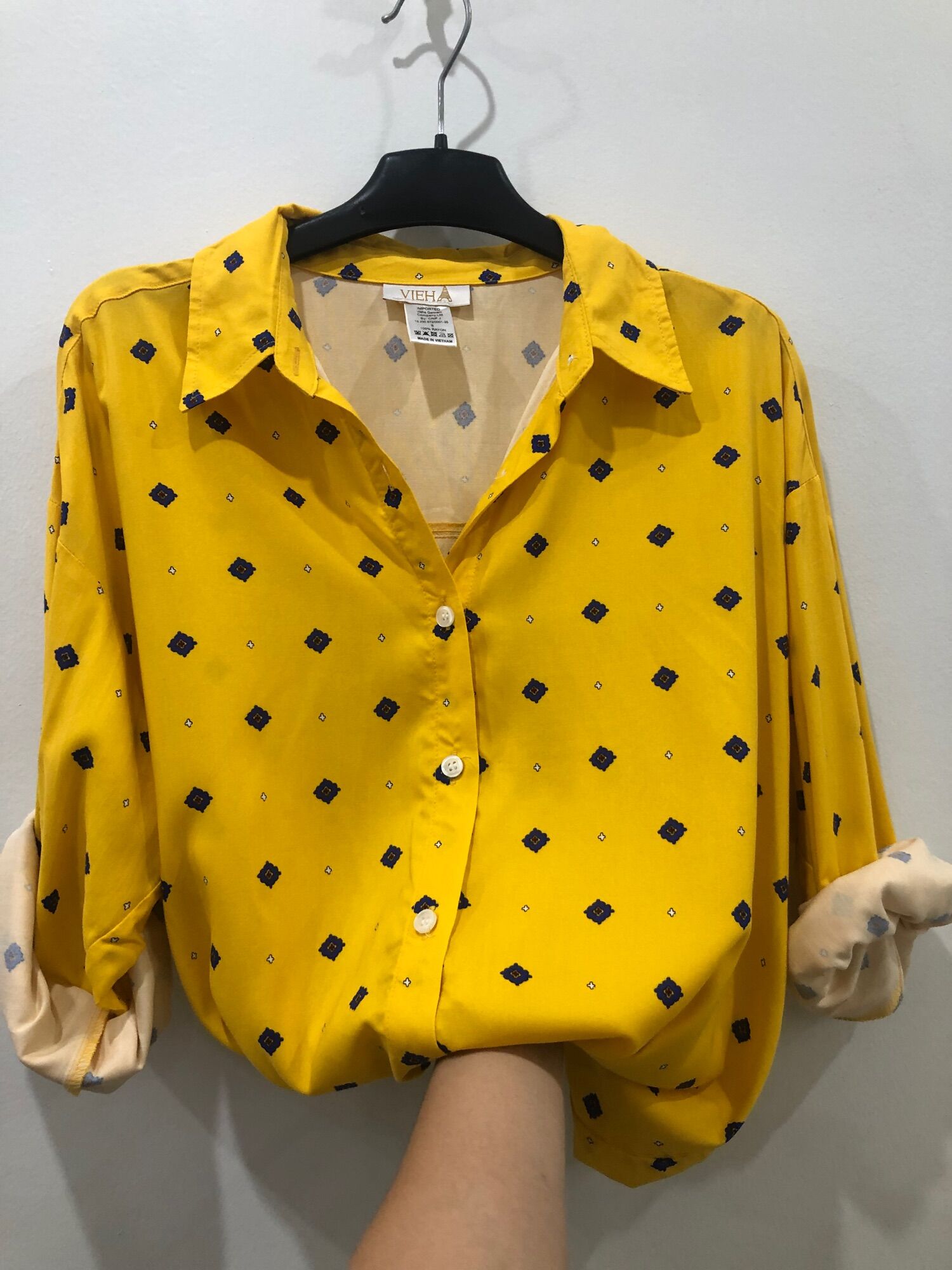 áo sơ mi dáng rộng mềm mát có thể khoác size S M