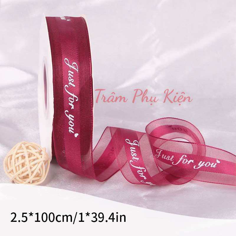 Ruy Băng Voan 2,5cm [Cuộn 45M]