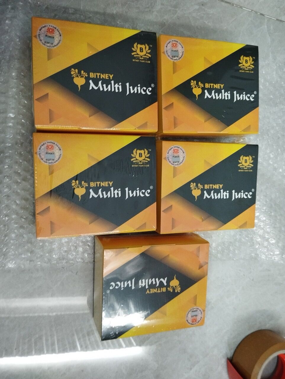 Trà trái cây multi juice Bitney hương vị cũ