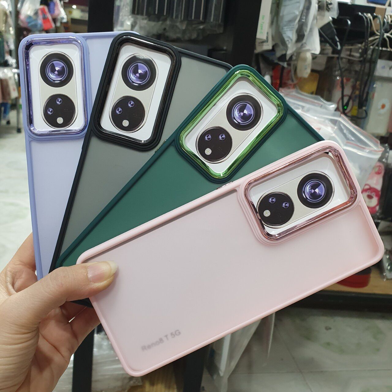 Ốp lưng dẻo silicon viềng Oppo Reno 8T 5G