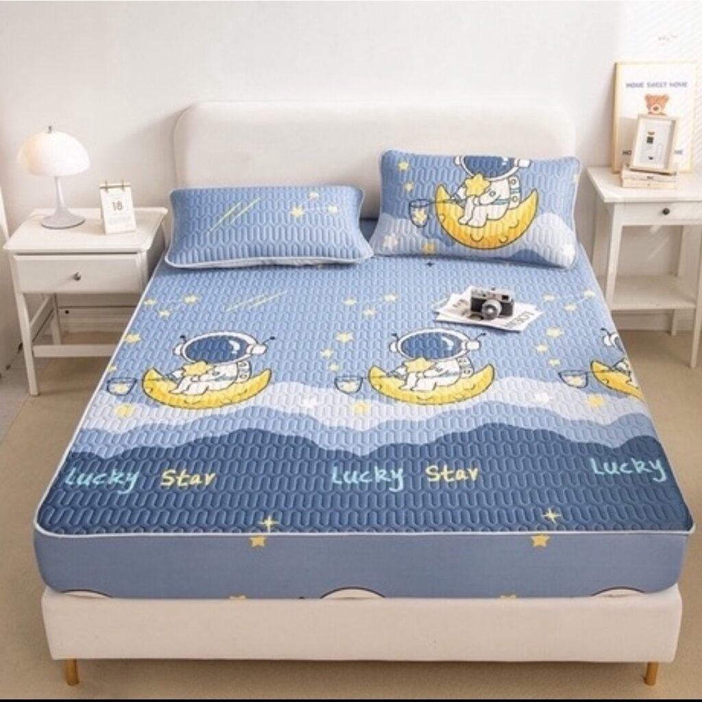 Chiếu  điều hoà cao su non hàng HOT [tặng kèm 2 vỏ gồi ]