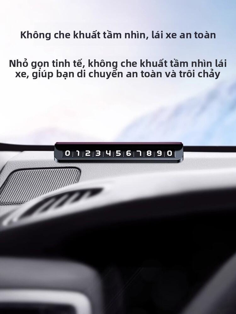 Biển Số Đỗ Xe Tạm Thời & Biển Hiển Thị Di Chuyển Xe cho NIO ET9 ES8 ES6 ET7 EC6 ET5 TES7