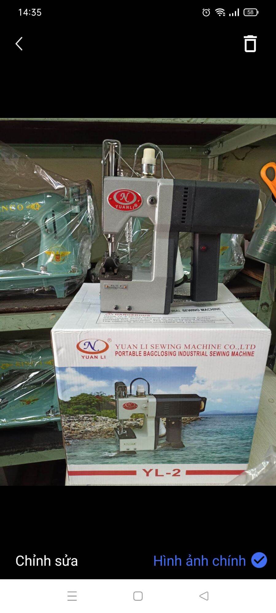 MÁY MAY BAO yuanli. YL-2 cằm tay nhỏ gọn hàng thùng nhập khẩu chính hãng mới 💯