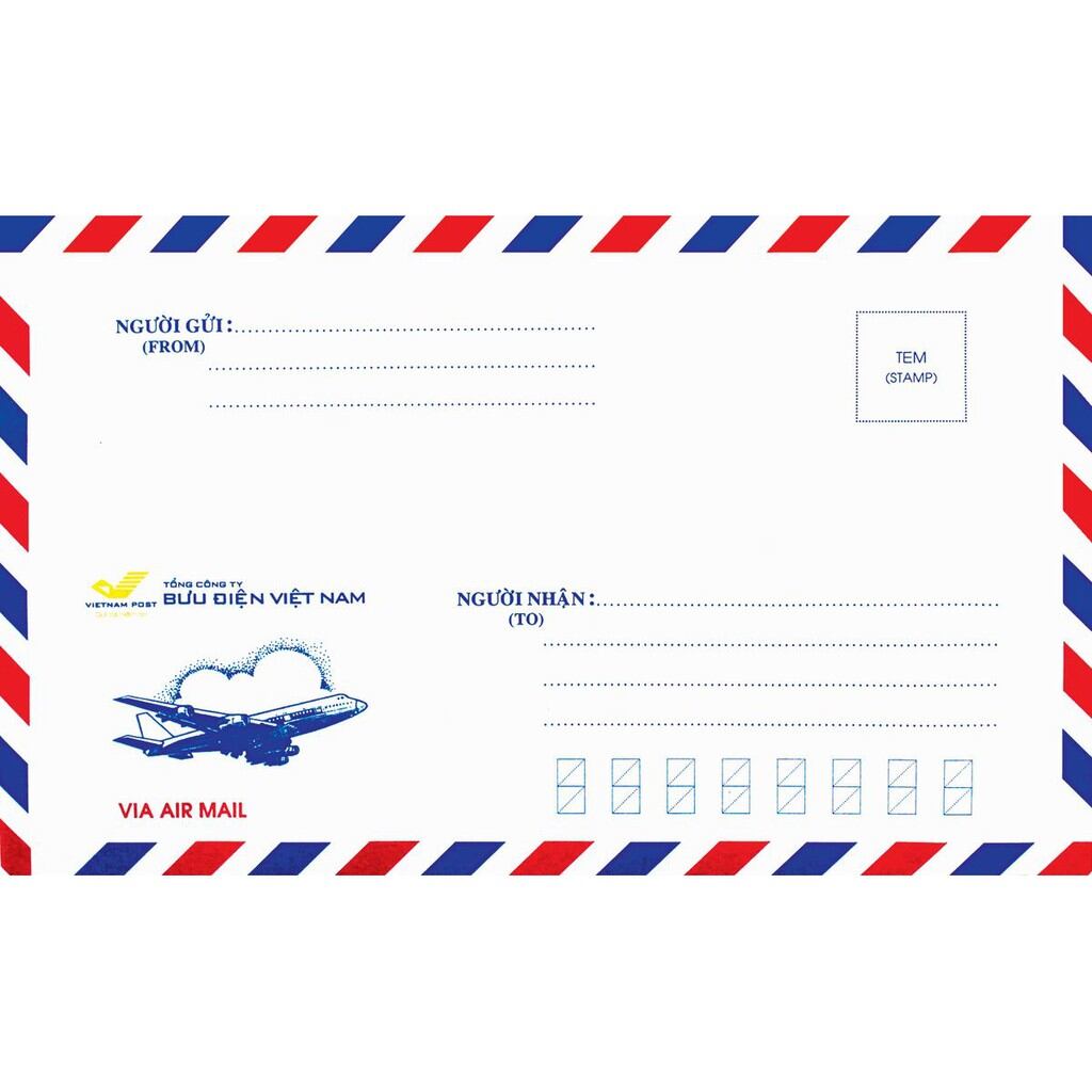 1 xấp bao thư sọc