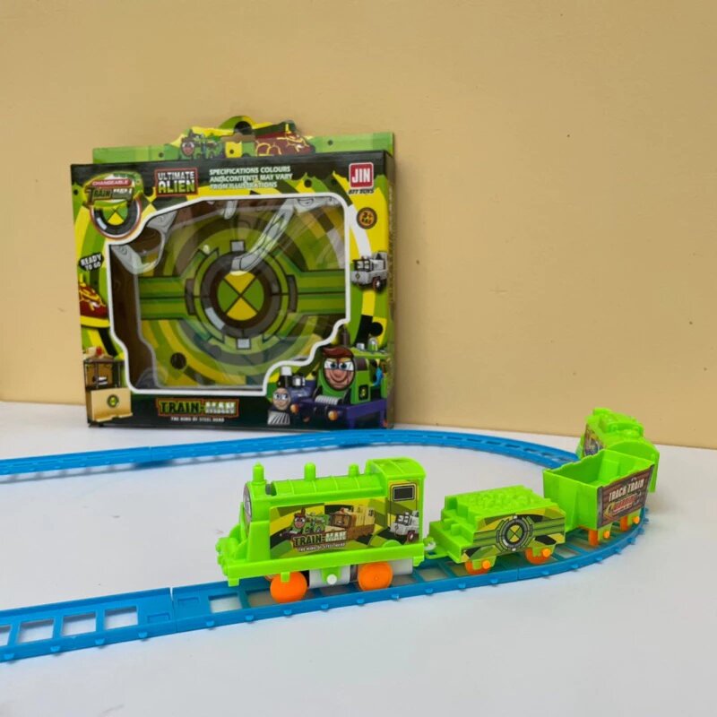 Hộp Đồ Chơi Đường Ray Xe Lửa Tàu Hoả Train-Man Chạy Pin