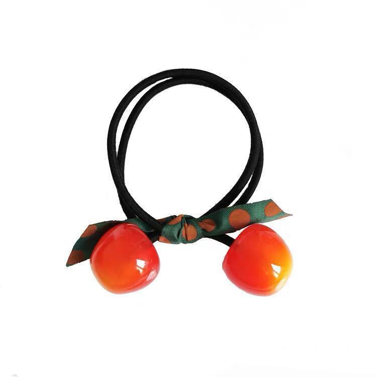 Dây cột tóc trái cherry xinh xắn (màu ngẫu nhiên)