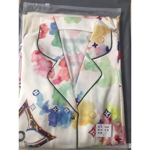 (Size 40-60kg) Bộ Lụa Thiết Kế Tay Dài Quần Dài