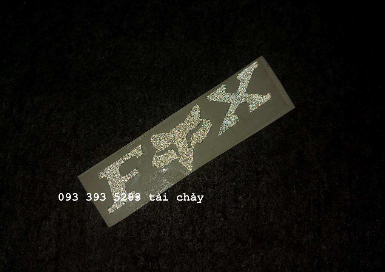 Tem fox phản quang dán trang trí xe và nhiều vi trí khác