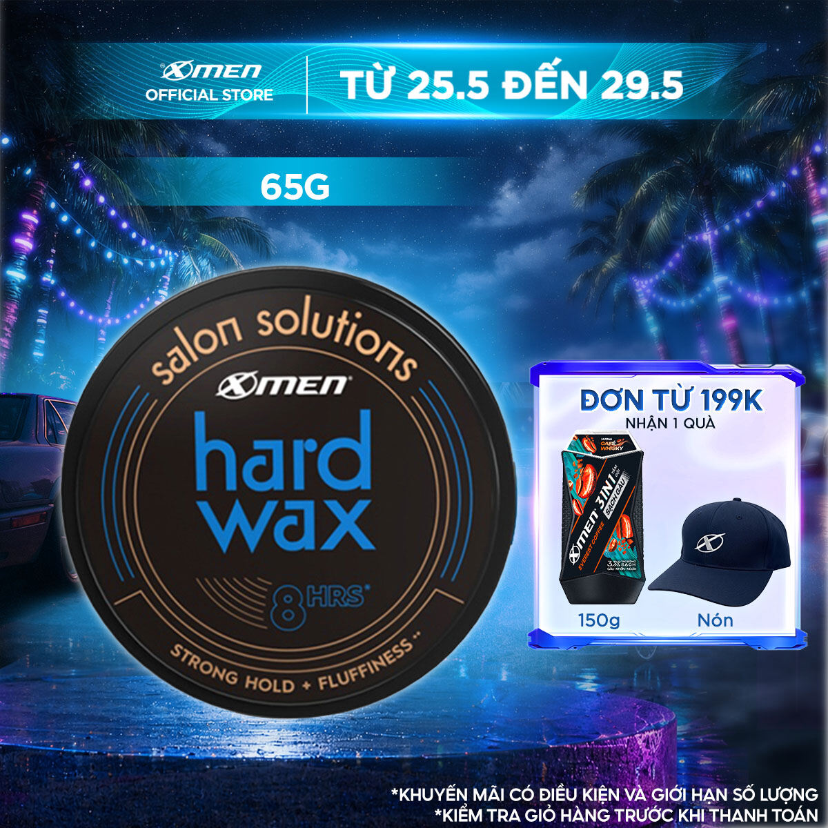 Sáp Xmen Salon Solutions - Hard Wax 65g