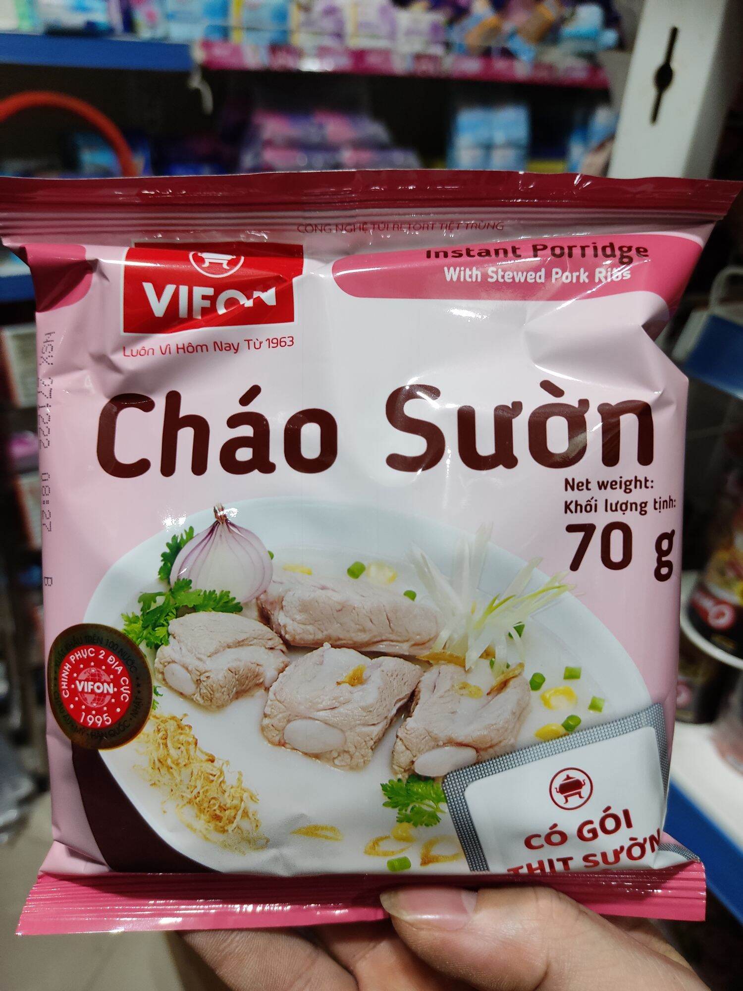 Cháo ăn liền các vị gói 70g