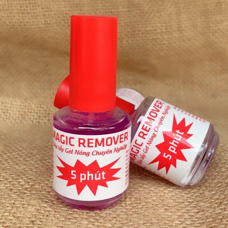 Phá gel Magic remover chai đỏ,phá gel,phá bột chỉ 5p là bung