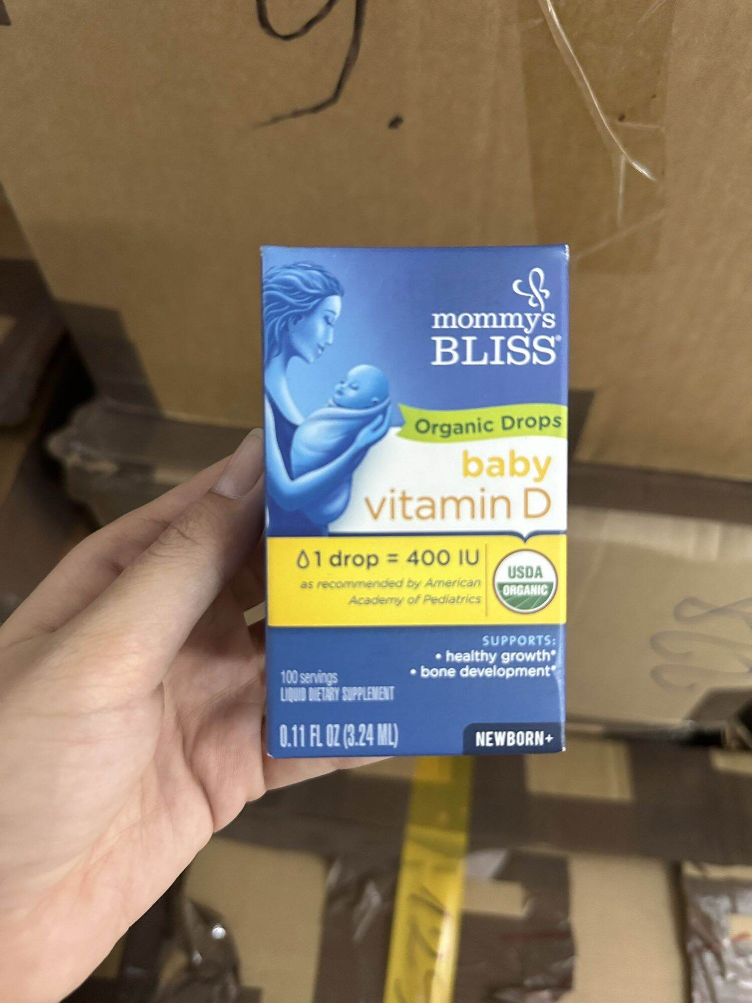 Vitamin D3 hữu cơ Mommy Bliss (3.24ml - 100 giọt)