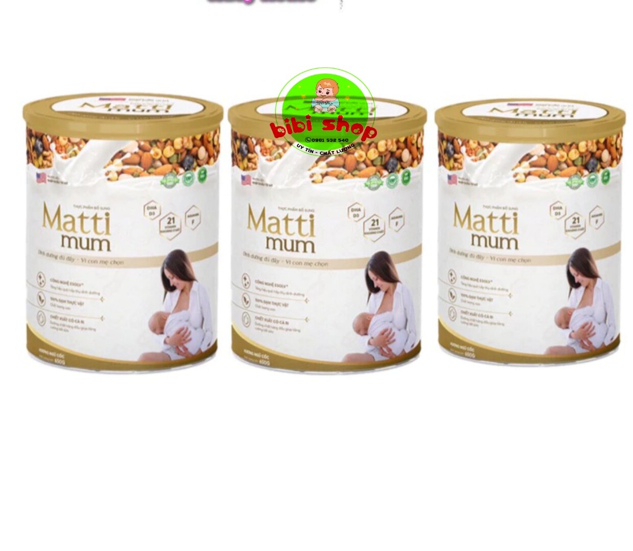 Sữa hạt Matti mum combo 3 hộp sữa hạt lợi sữa Matti mum