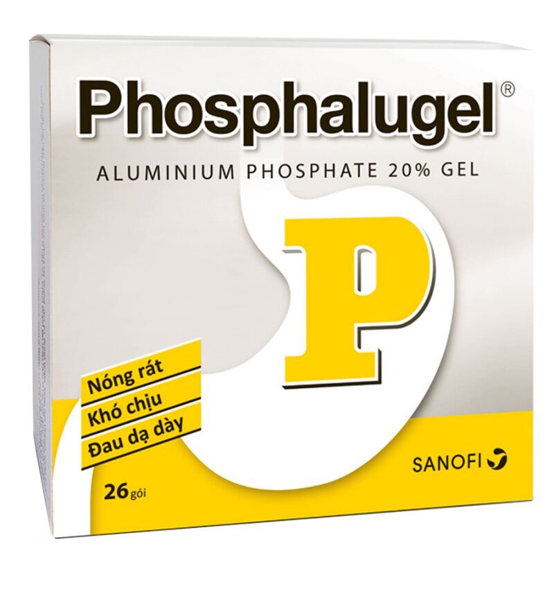 Phosphalugel gói hỗ trợ dạ dạ dày hộp 26 gói