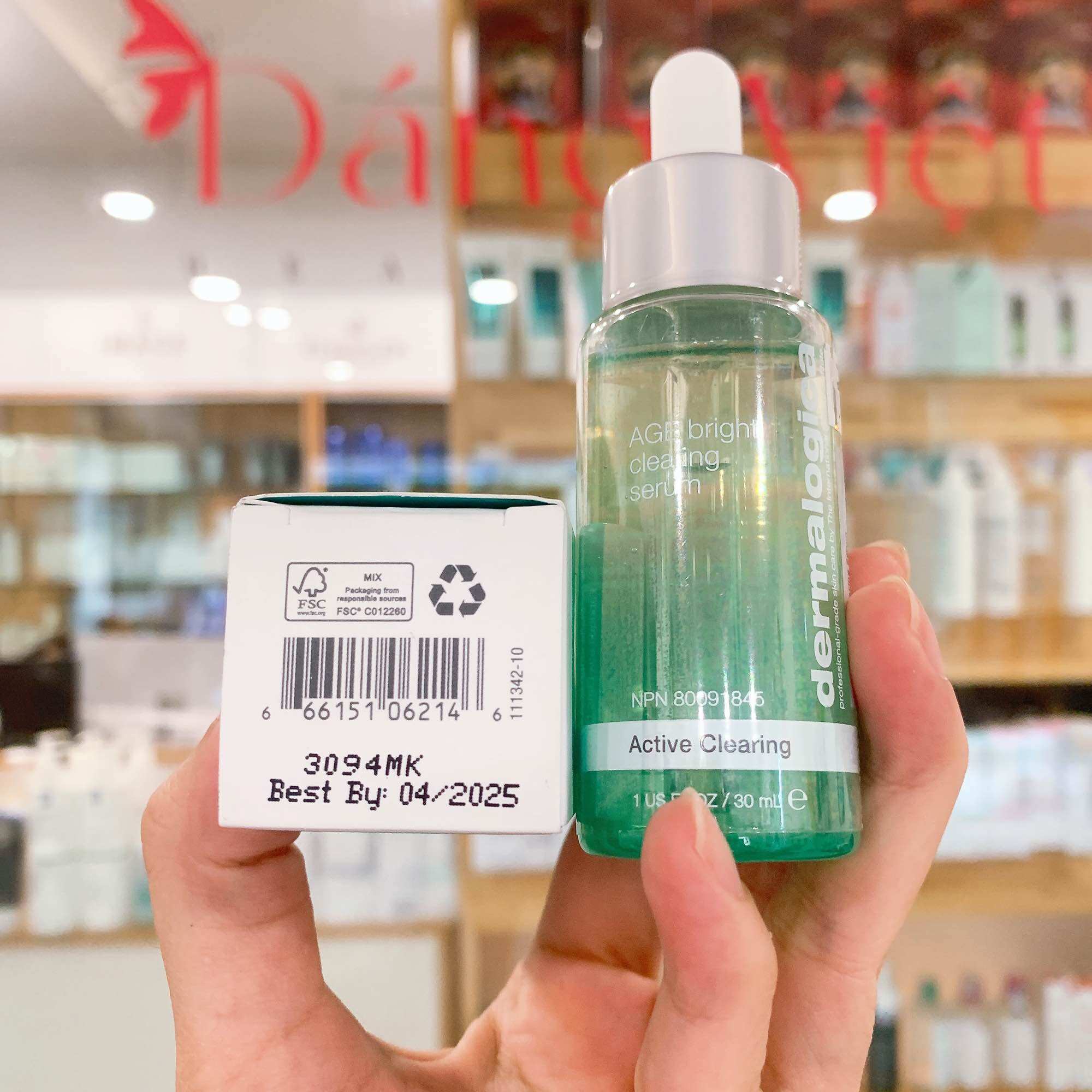 Tinh Chất Dành Cho Da Mụn Dermalogica Age Bright Clearing Serum 30ml