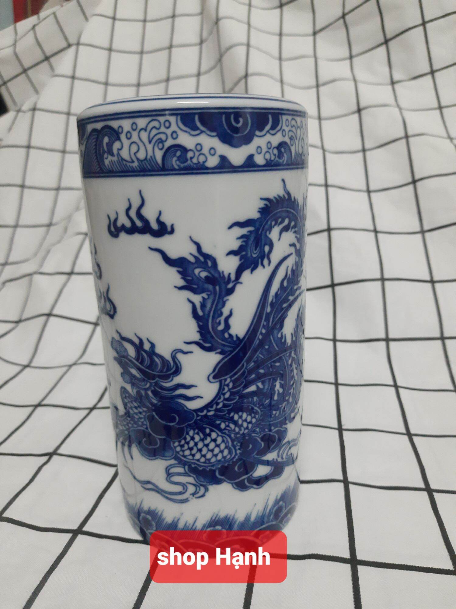 Ống đựng nhang men xanh có 2 size