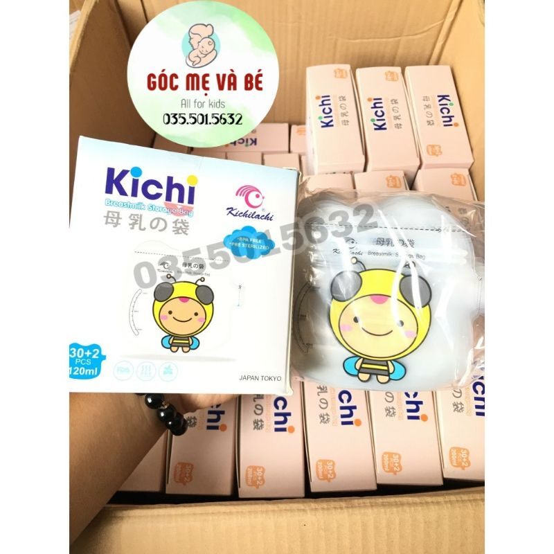 TÚI TRỮ SỮA KICHILACHI 100ML/120ML/200ML/250ML