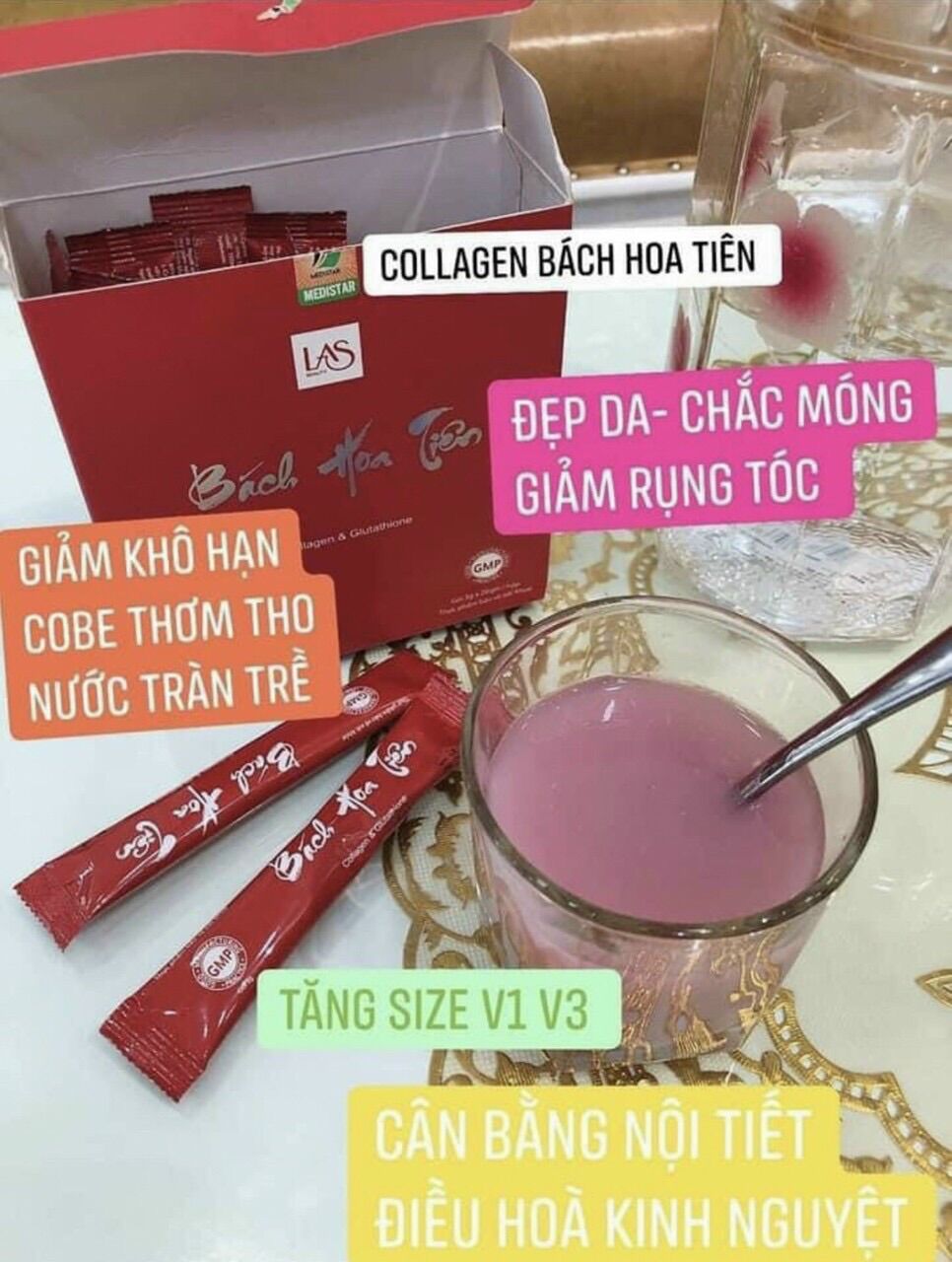 (CHÍNH HÃNG) BÁCH HOA TIÊN Lasbeauty