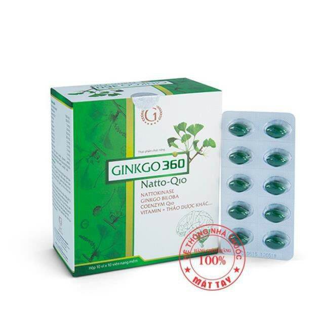 Ginkgo 360 Hỗ Trợ Tăng Cường Tuần Hoàn Não