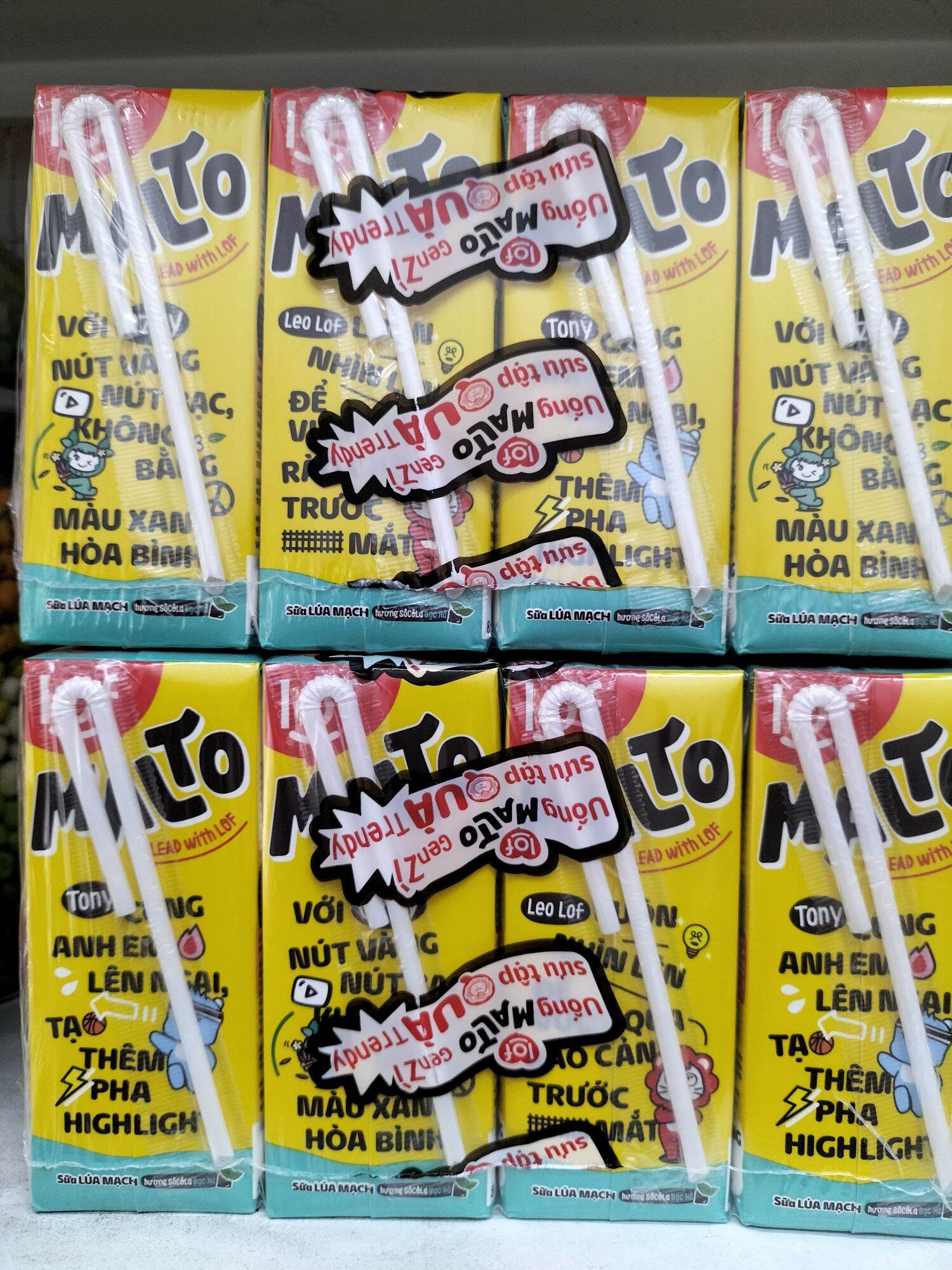 Sữa sô cô la malto 180ml